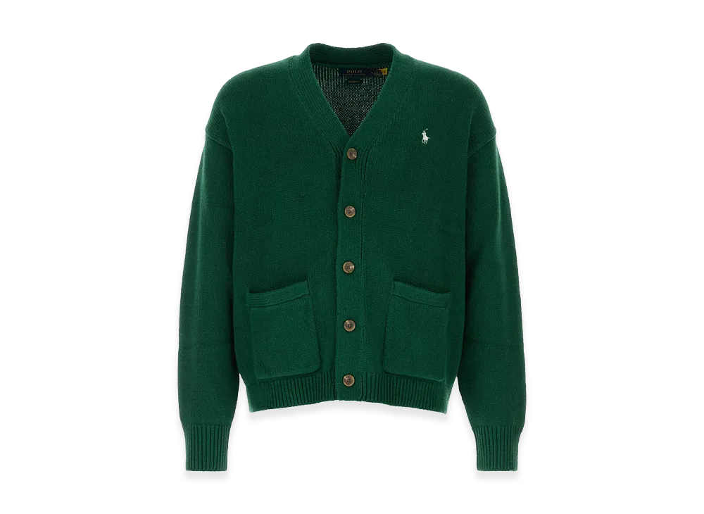 Polo Ralph Lauren Bottle Cotton Cardigan "Green"