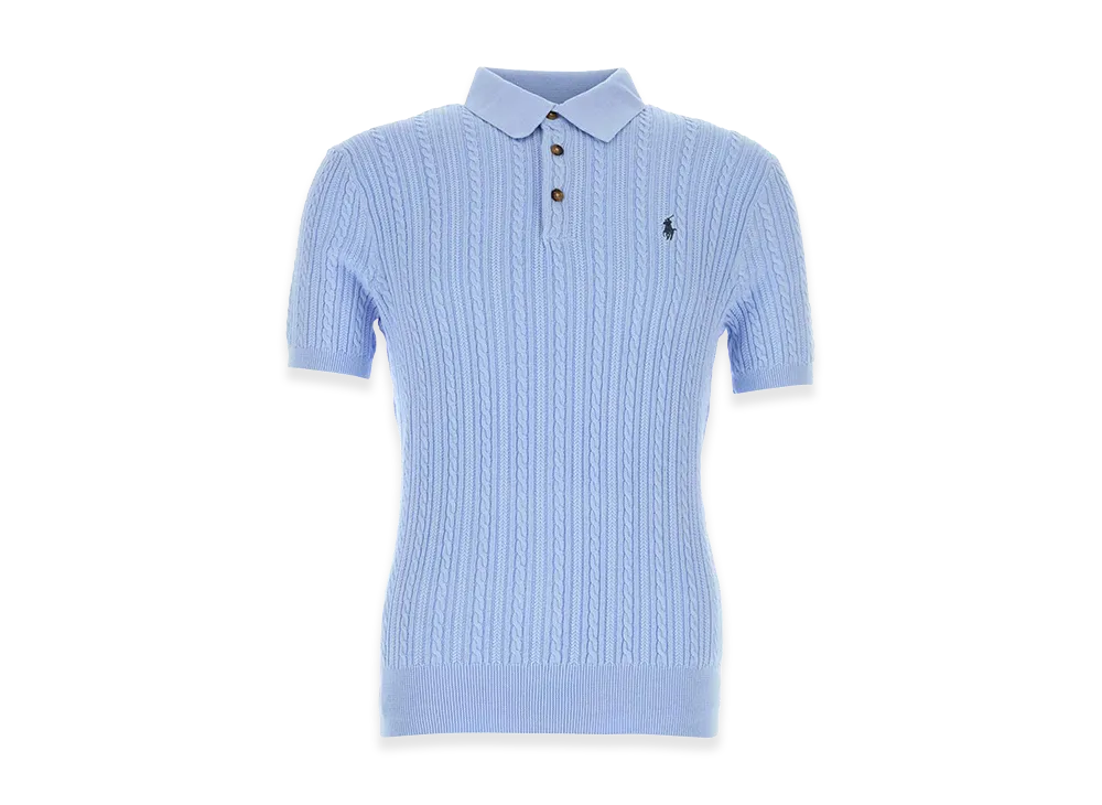 Polo Ralph Lauren Cotton Polo Shirt "Light Blue"