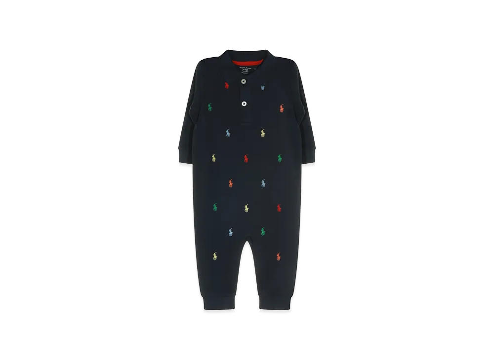 Polo Ralph Lauren Kids Cotton Jumpsuit "Navy Blue"