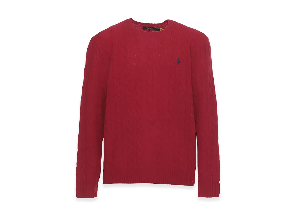 Polo Ralph Lauren Wool Blend Sweater Cashmere Sweater "Red"
