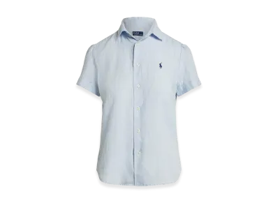 Polo Ralph Lauren Women's Short Sleeve Shirts "Light Blue"