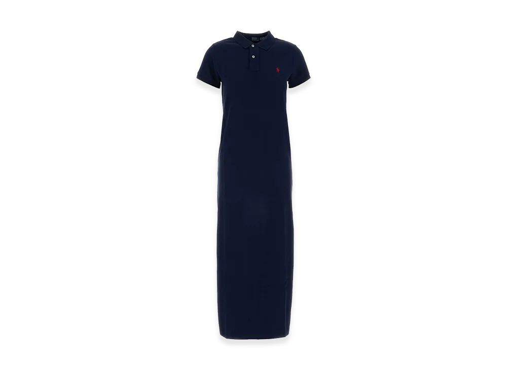 Polo Ralph Lauren Women's Piquet Polo Dress "Navy Blue"