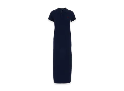 Polo Ralph Lauren Women's Piquet Polo Dress "Navy Blue"
