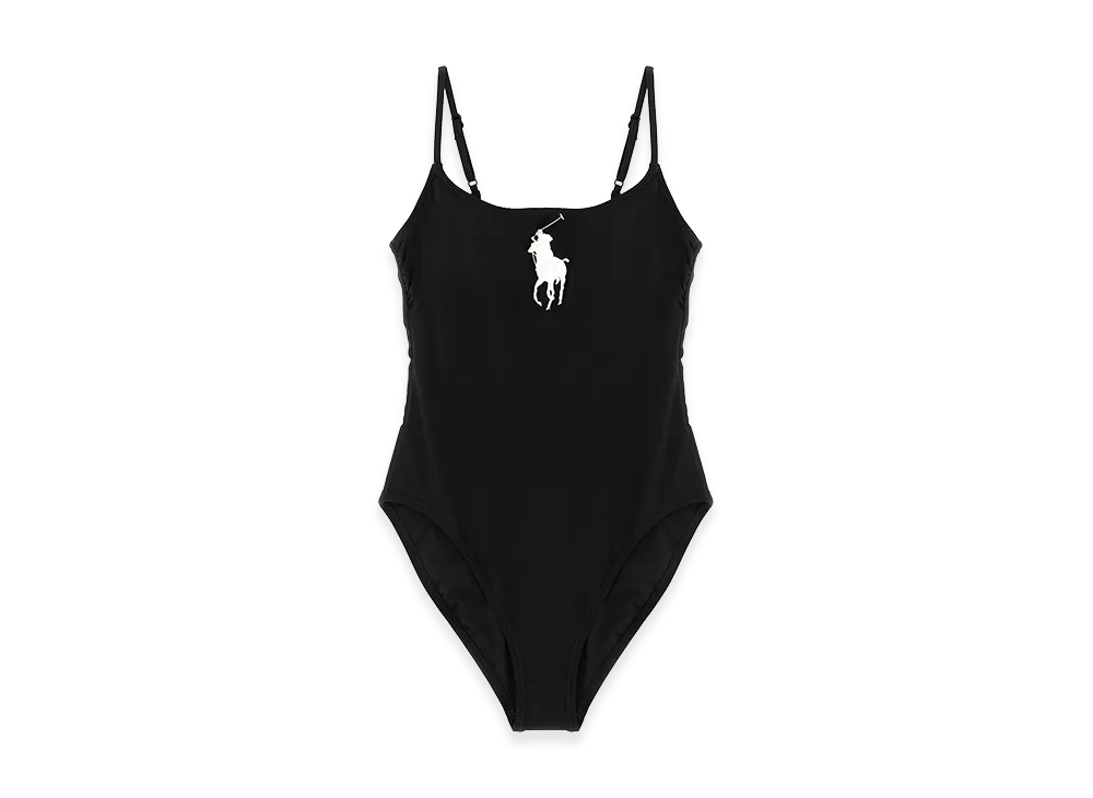 Polo Ralph Lauren Women's Kennedy One-Piece Swimsuit "Black"