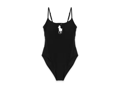 Polo Ralph Lauren Women's Kennedy One-Piece Swimsuit "Black"