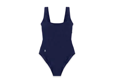 Polo Ralph Lauren Women's Martinique One-Piece Swimsuit "Dark Navy"