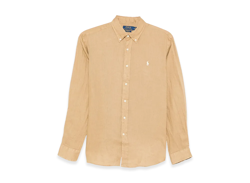 Polo Ralph Lauren Custom Fit Linen Shirt "Beige"