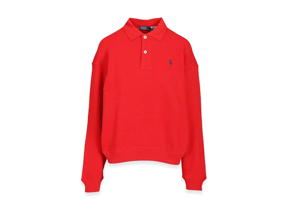 Polo Ralph Lauren Women's Long-Sleeved Polo Shirt "Red"