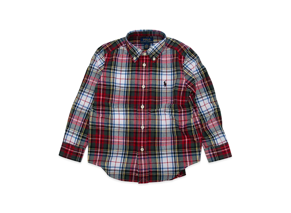 Polo Ralph Lauren Kids Cotton Shirt "Red/Multicolor"