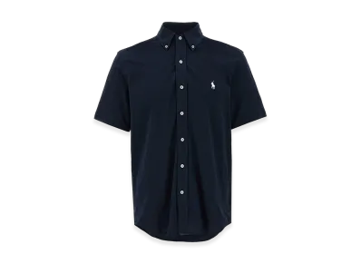 Polo Ralph Lauren Pique Short Sleeve Shirt "Navy Blue"