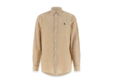 Polo Ralph Lauren Women's Cotton And Linen Shirt "Beige"