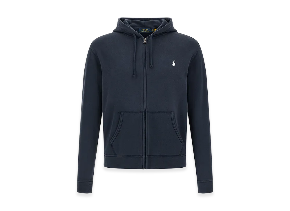Polo Ralph Lauren Loopback Cotton Hoodie "Navy Blue"