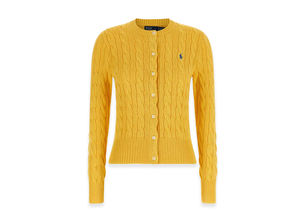 Polo Ralph Lauren Women's Cotton Cable Cardigan "Yellow"