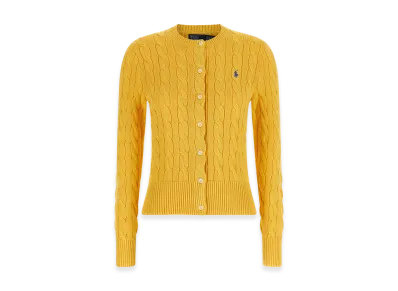 Polo Ralph Lauren Women's Cotton Cable Cardigan "Yellow"