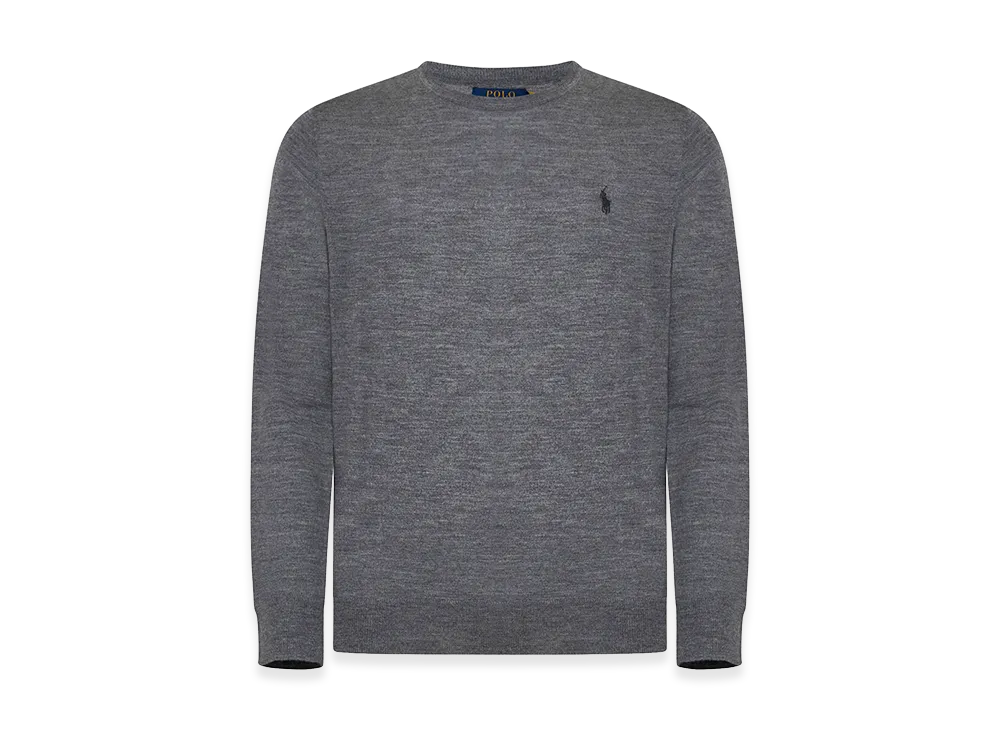 Polo Ralph Lauren Lightweight Wool Crew-Neck Sweater "Gray"