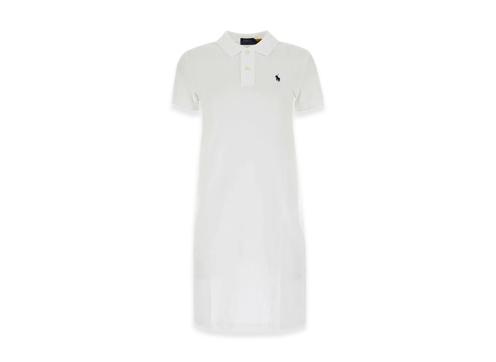 Polo Ralph Lauren Women's Piquet Polo Dress "White"