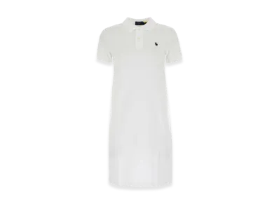 Polo Ralph Lauren Women's Piquet Polo Dress "White"