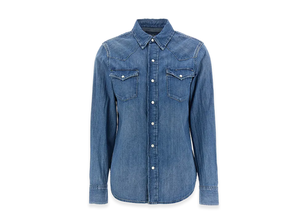 Polo Ralph Lauren Women's Western Denim Shirt "Blue"