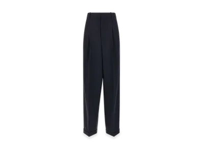 Polo Ralph Lauren Women's Wool Pants "Dark Blue"