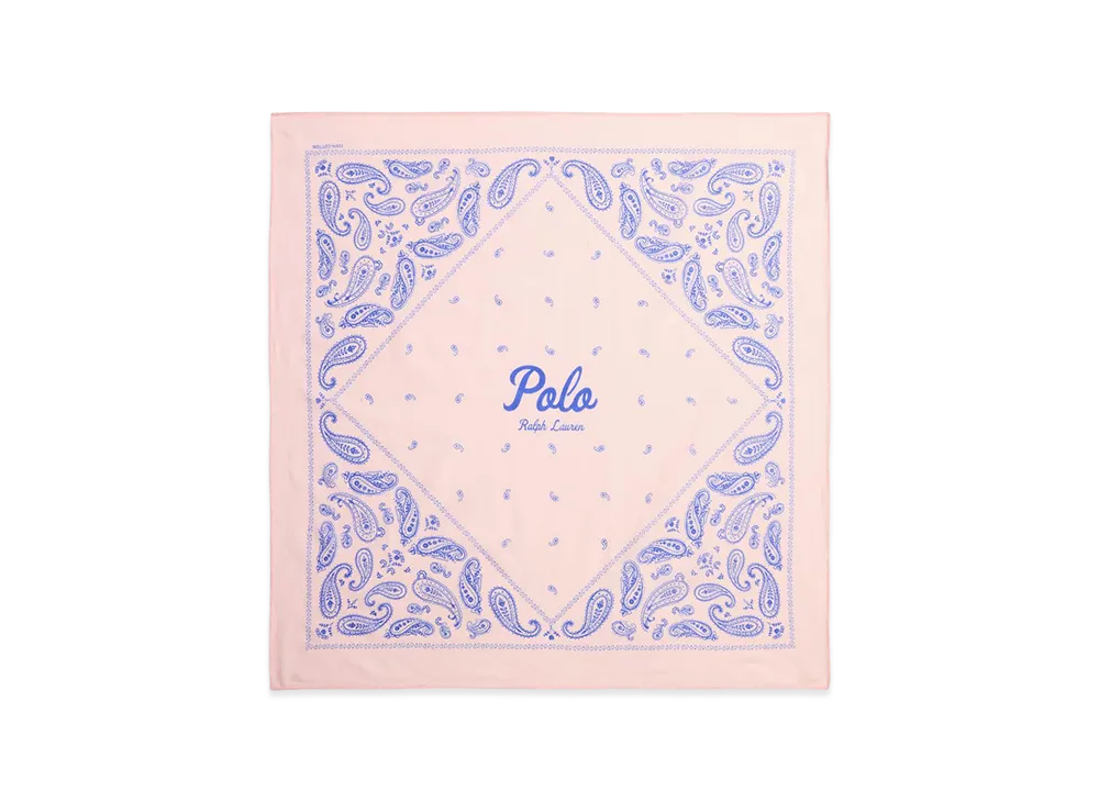 Polo Ralph Lauren Women's Bandana Cashmere Pattern "Pink"