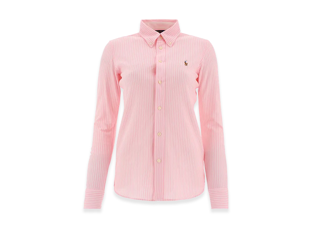 Polo Ralph Lauren Women's L/S Str Heidi-Long Sleeve-Knit "Blue"