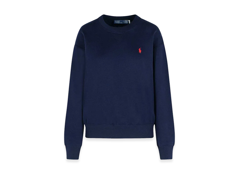 Polo Ralph Lauren Women's Cotton Blend Sweatshirt "Dark Blue/Navy"