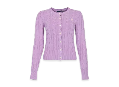 Polo Ralph Lauren Women's Cable-Knit Sweater "Purple"