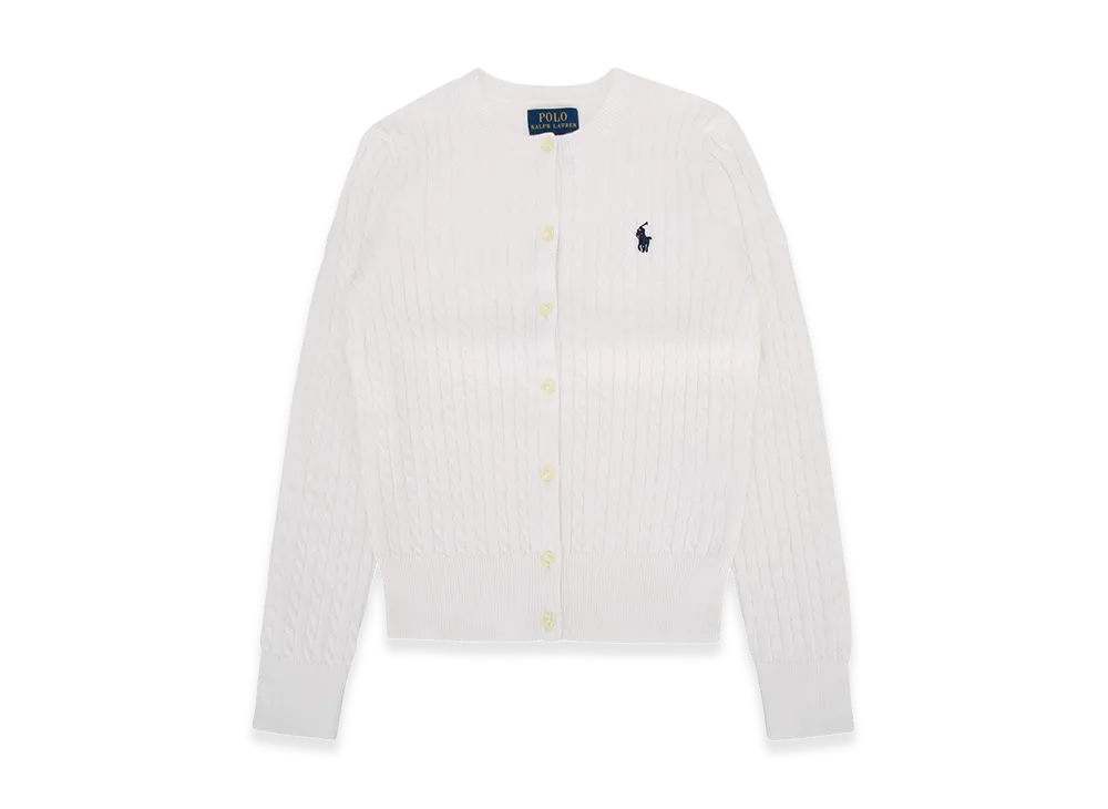 Polo Ralph Lauren Kids Mini Cable-Tops-Sweater "Opticwhitewnavy"