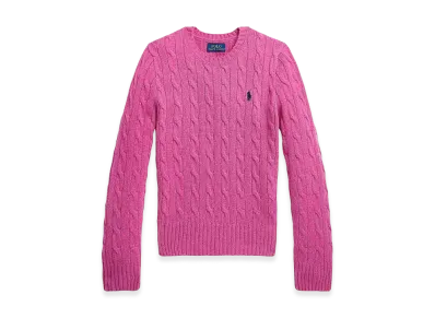 Polo Ralph Lauren Kids Cable Cn Sweater Pullover "Pink"