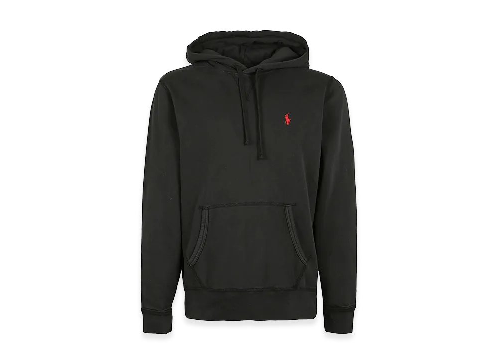 Polo Ralph Lauren Cotton Blend Hoodie "Black"