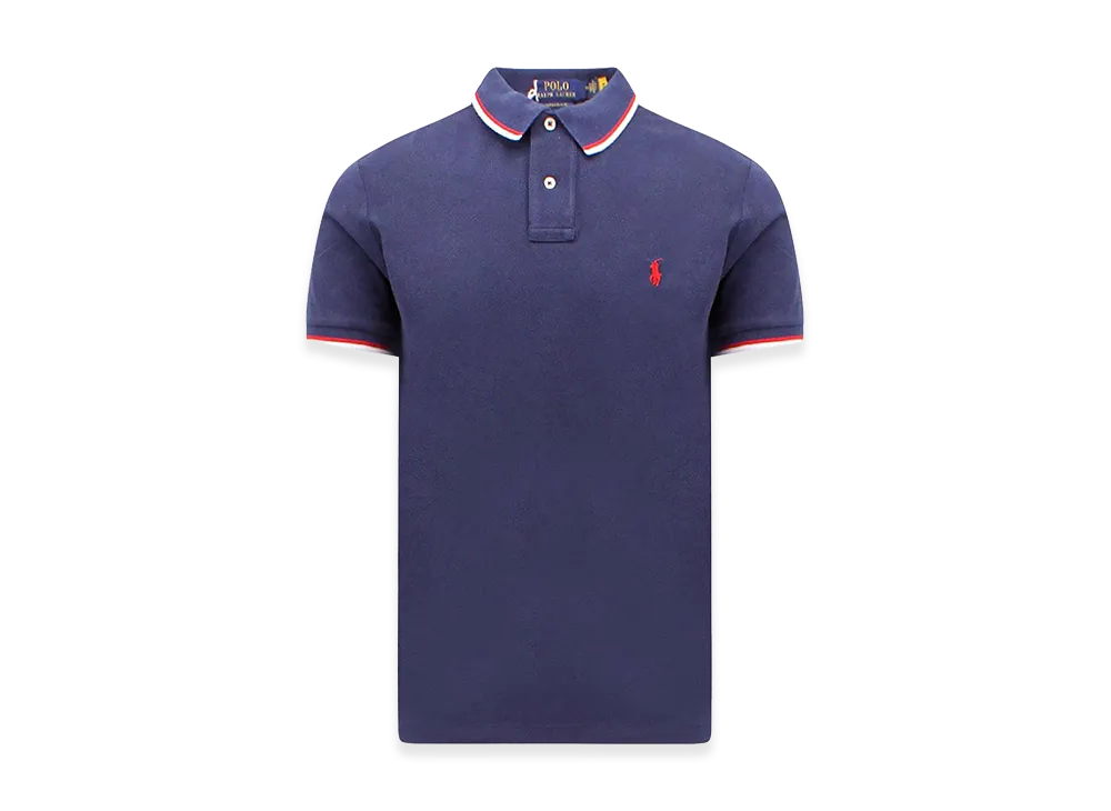Polo Ralph Lauren Cotton Polo Shirt With Embroidered Logo "Blue"