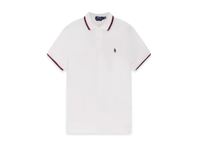Polo Ralph Lauren Cotton Polo Shirt With Contrasting Profiles "White"