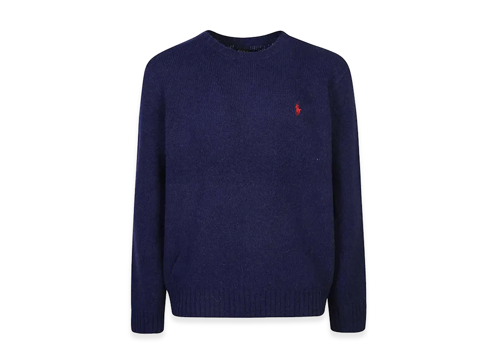Polo Ralph Lauren Knit Crewneck With Horse "Blue/Red"