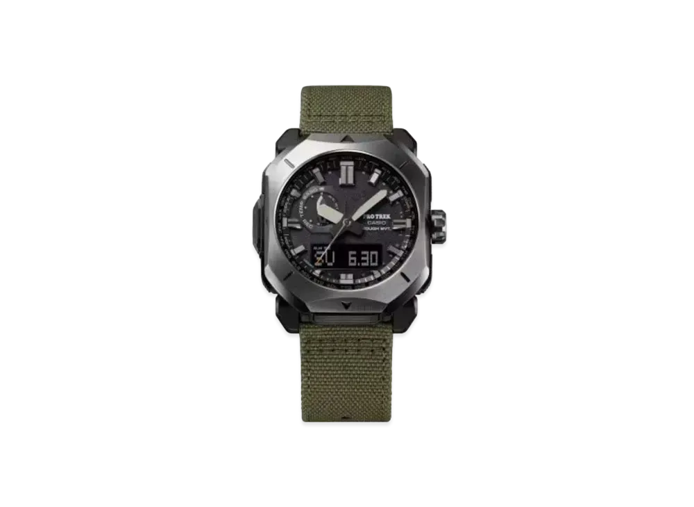 Casio Climber Line "Khaki/Orange" PRW-6900YB-3JF