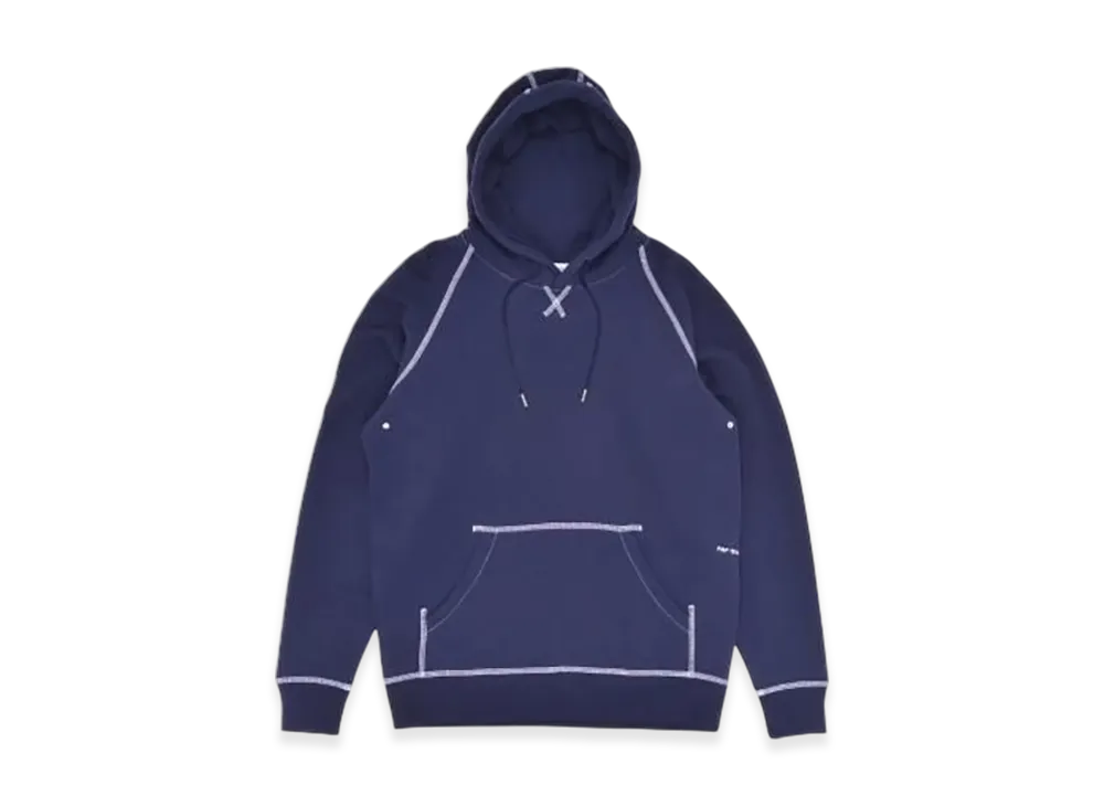 POP TRADING COMPANY Pop Logo Hooded Sweat "Navy/White"
