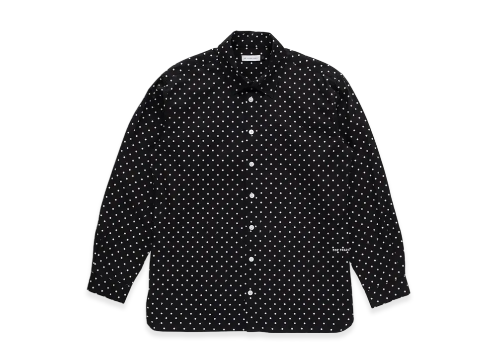 POP TRADING COMPANY Polkadot Shirt "Black"