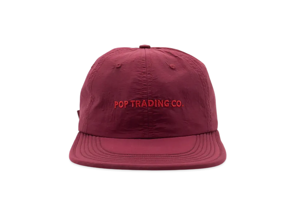 POP TRADING COMPANY Flexfoam 6Panel Hat "Burgundy"
