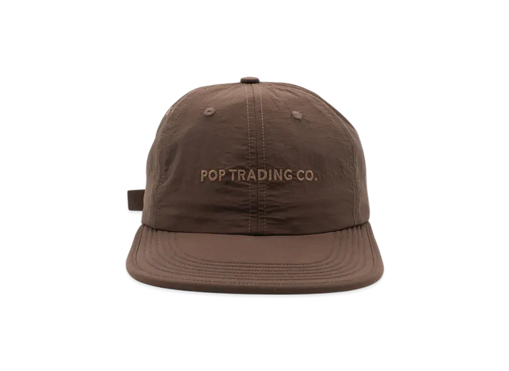 POP TRADING COMPANY Flexfoam 6Panel Hat "Brown"