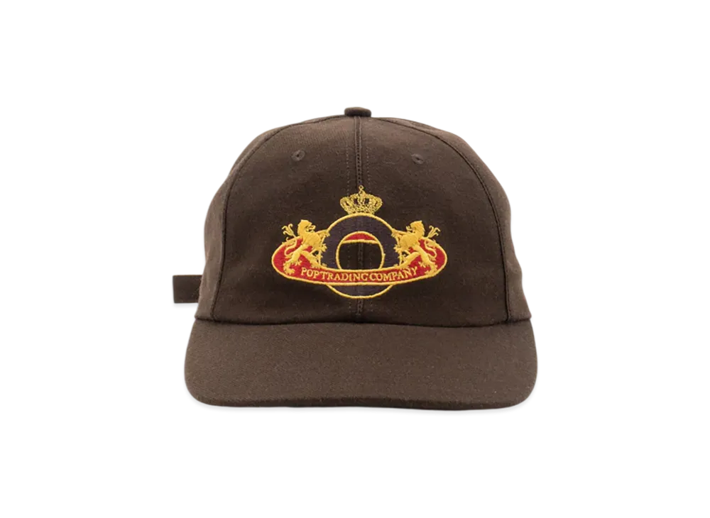 POP TRADING COMPANY Royal 6Panel Hat "Charcoal"