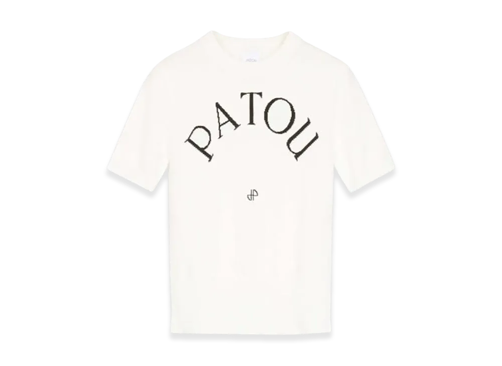 PATOU Women's Eco Friendly Cotton Brend Patou Jacquad Knit Top