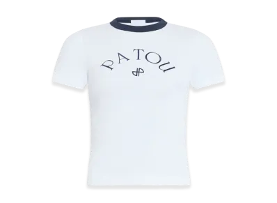 PATOU Women's Organic Cotton JP Fit T-Shirt "White"