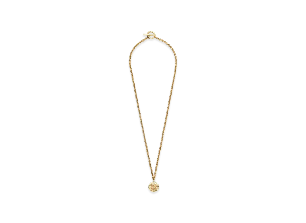 PATOU Women's Coin Pendant -Plated Brass Necklace "Gold"