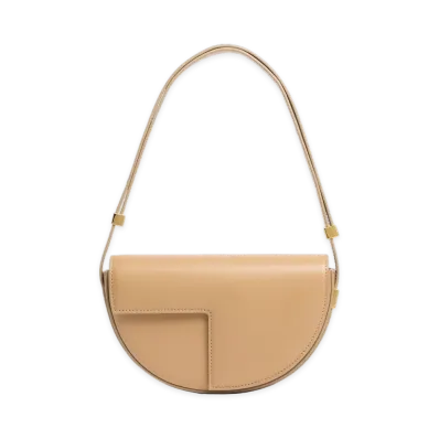 PATOU Borsa Le Petit In Pelle "Sand"