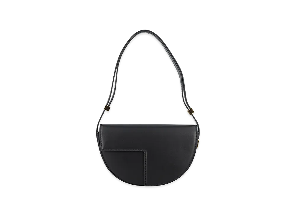 PATOU Women's Le Petit Leather Bag "Black"