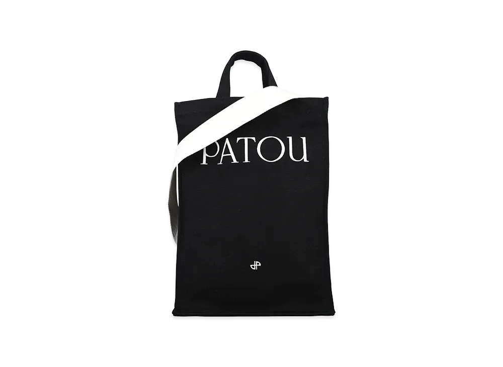 PATOU Women's Logo Vertical Tote Bag "Black"