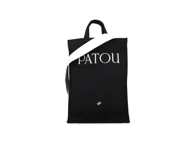 PATOU Women's Logo Vertical Tote Bag "Black"