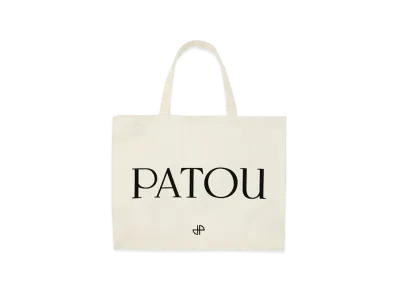 PATOU Women's Organic Cotton Bag with Logo "White"