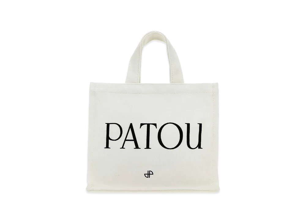 PATOU Women's Cotton Shopping Bag "White"