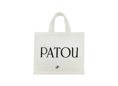 PATOU Women's Cotton Shopping Bag "White"