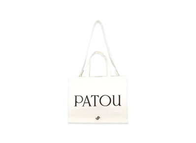 PATOU Women's Cotton Tote Bag "White"